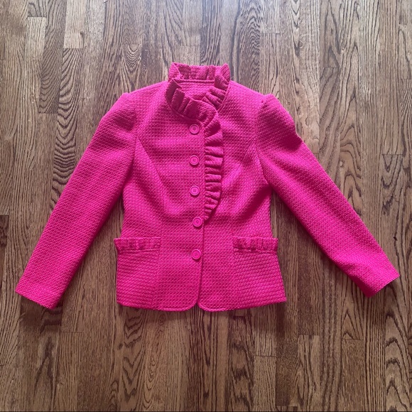NWOT custom ruffled jacket - Picture 2 of 13